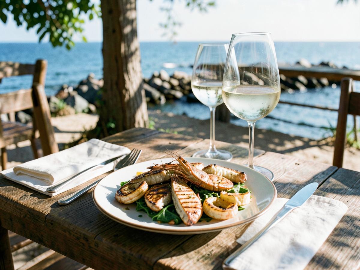 Lunch vid havet